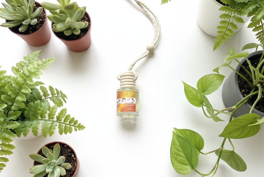 Cinnamon Swirl Scented Car Diffuser 8ml Clear Air Refresher Fragrance Oil