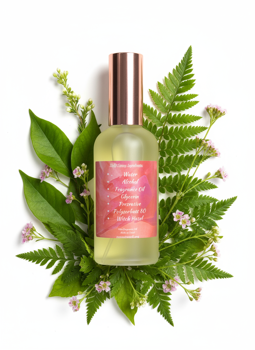 Dream Lover Body Spray Mist 4oz Glass Bottle