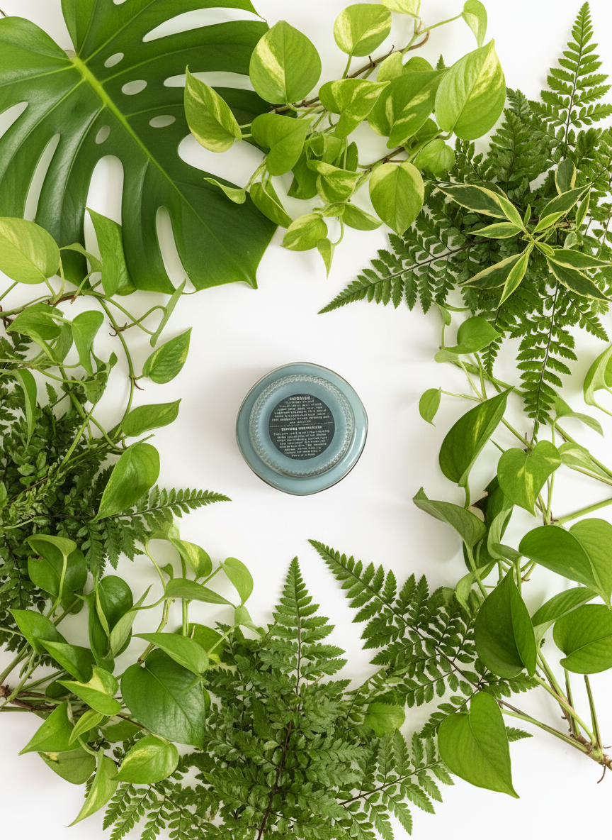 Midnight Mirage 8oz Candle Cotton  Wick Glass Jar