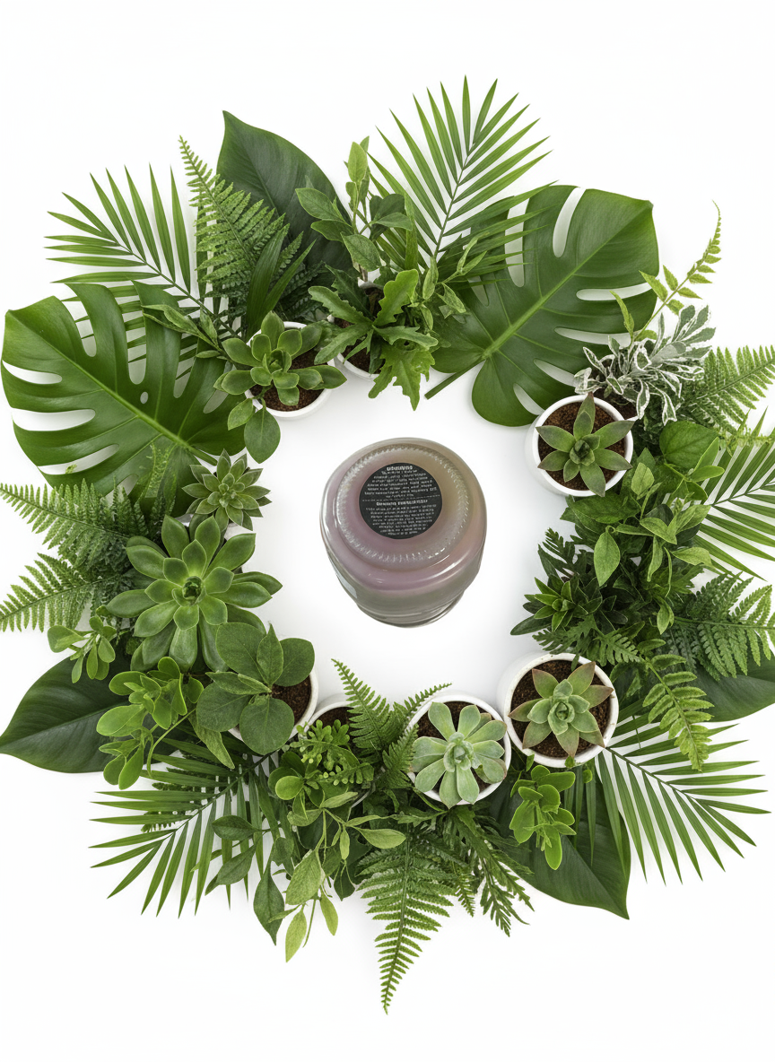 Summer Breeze Scented Candle 8oz Single Cotton Wick Glass Jar