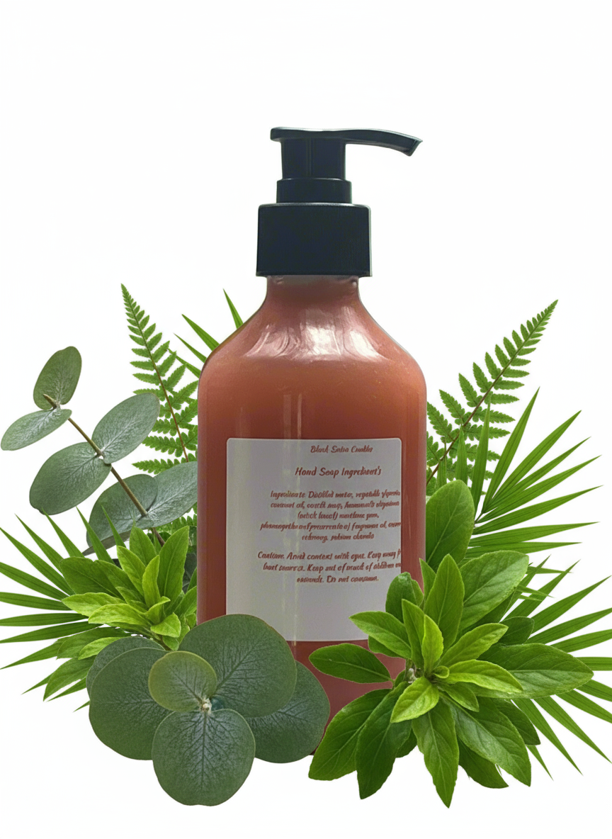 Peppermint Candy Scented Liquid Hand Soap Size 8oz