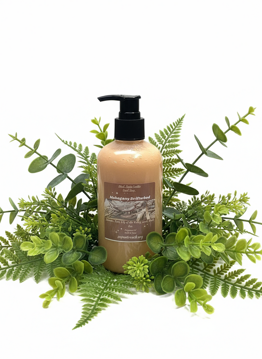 Mahogany Driftwood Scented Liquid Hand Soap Size 8oz