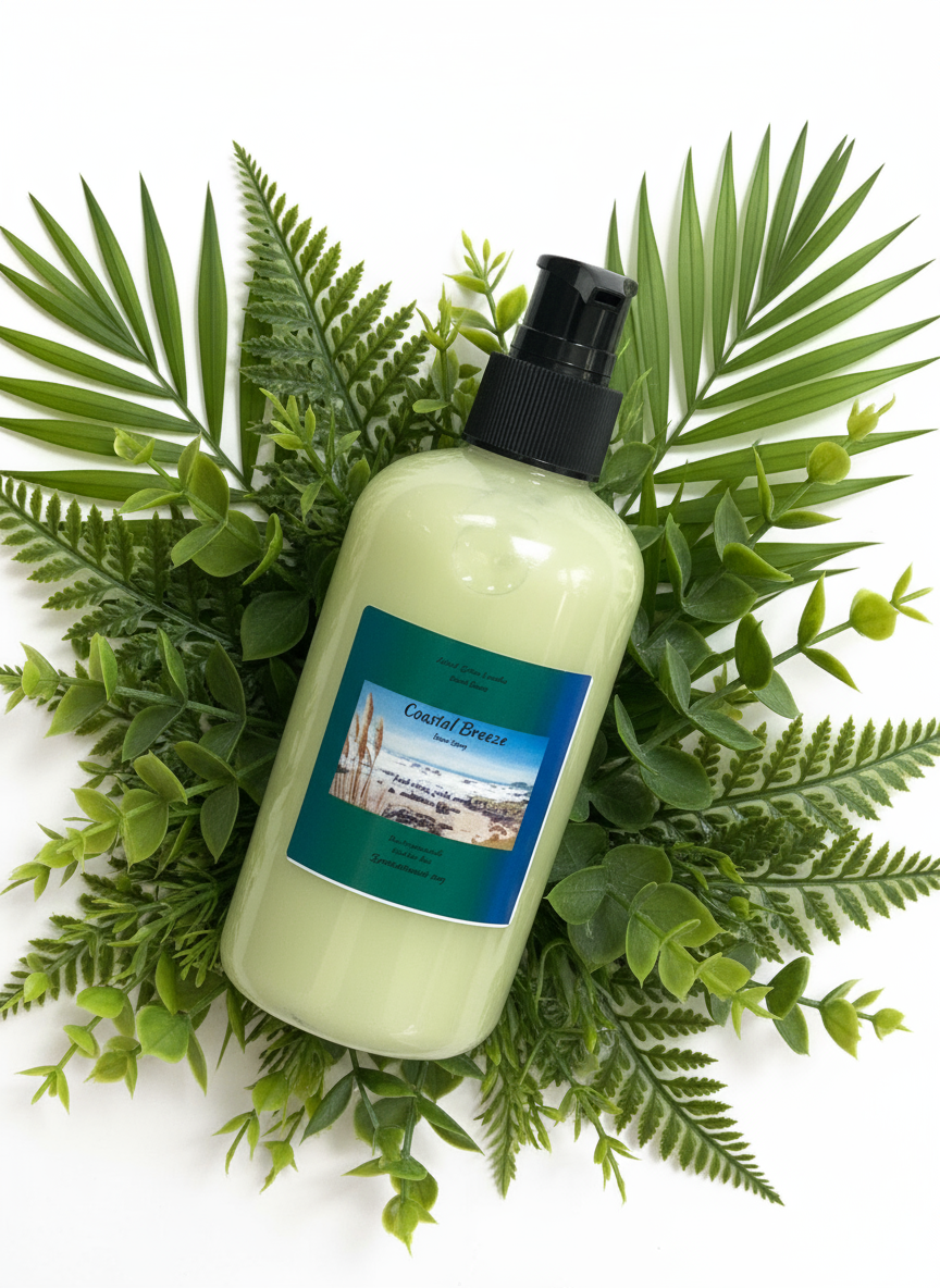 Coastal Breeze Scented Liquid Hand Soap Size 8oz