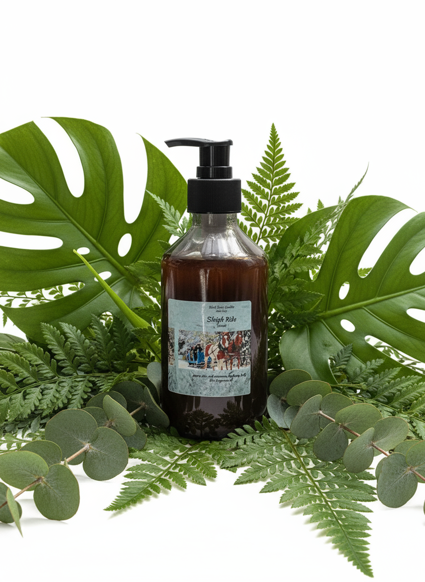 Sleigh Ride Scented Liquid Hand Soap Size 8oz