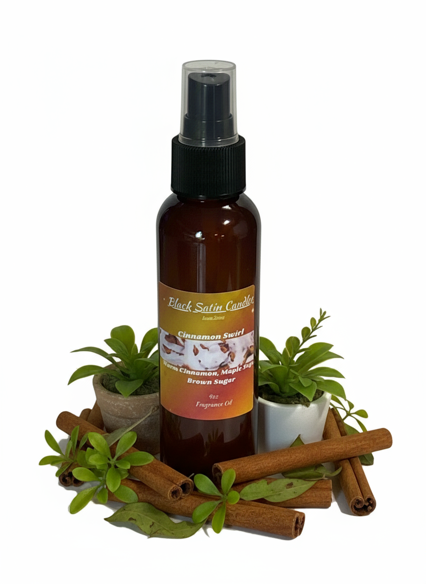 Cinnamon Swirl Scented Room Spray 4oz Home Office Travel Size