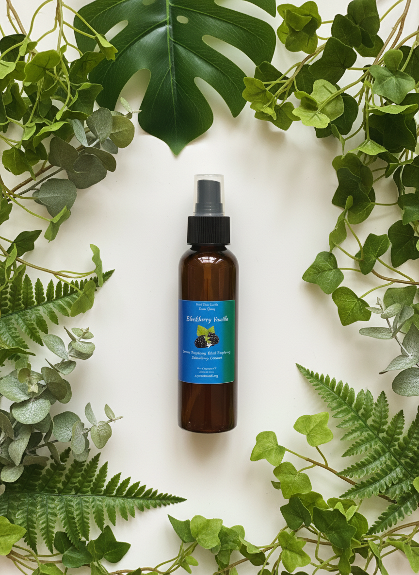 Blackberry Vanilla Scented Room Spray 4oz Home Office Travel Size