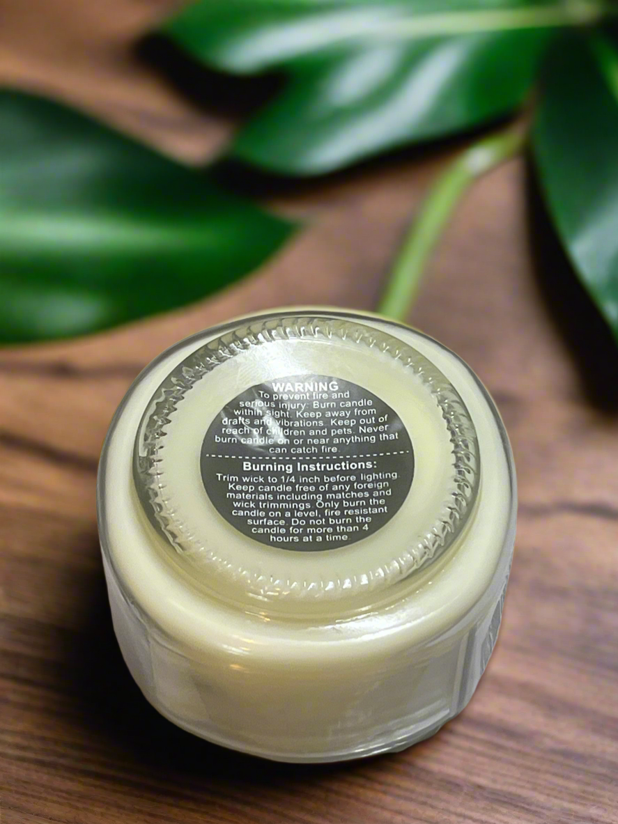 Vanilla Shortcake Scented Candle 8oz Single Cotton Wick Glass Jar