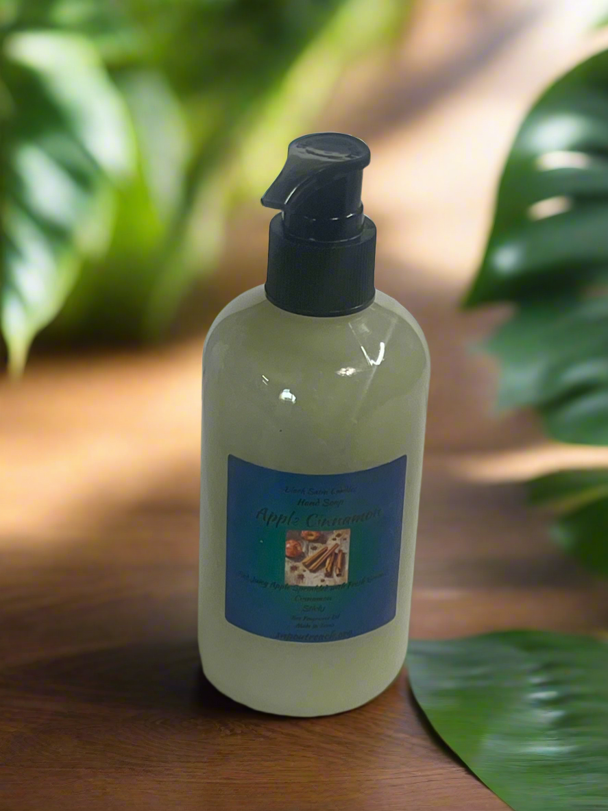 Apple Cinnamon Scented Liquid Hand Soap Size 8oz