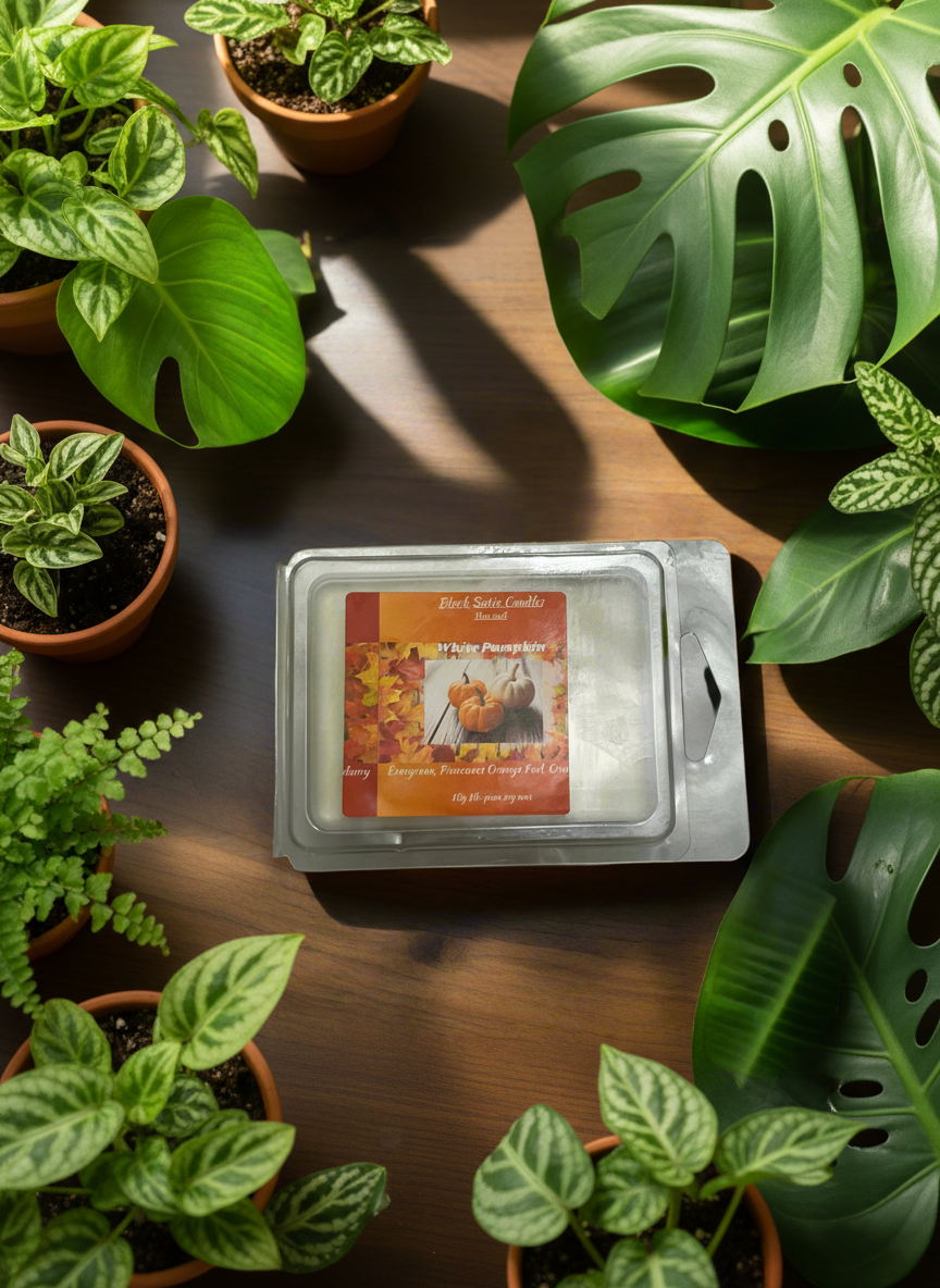 White Pumpkin Scented Wax Melt 2.5oz Six Cube Warmer Tart