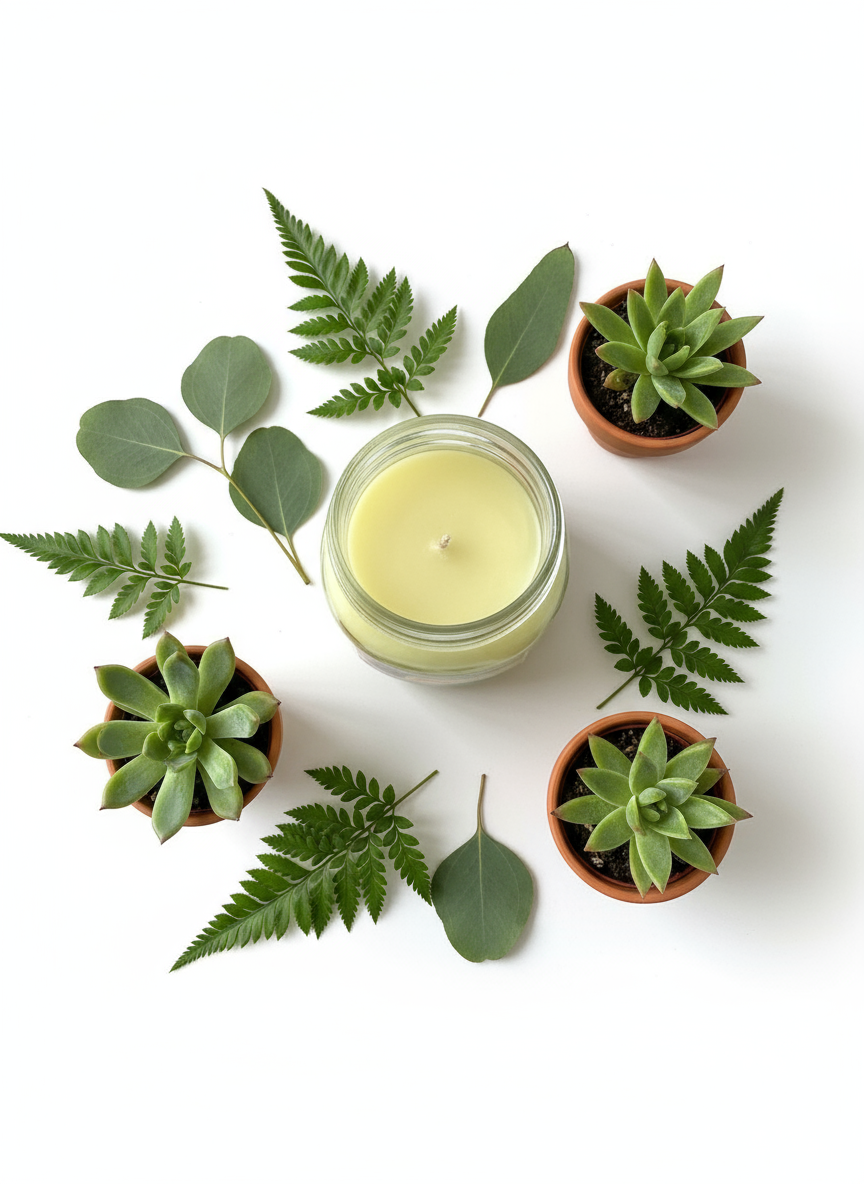 Lavender Lemonade Scented Candle 8oz Single Cotton Wick Glass Jar