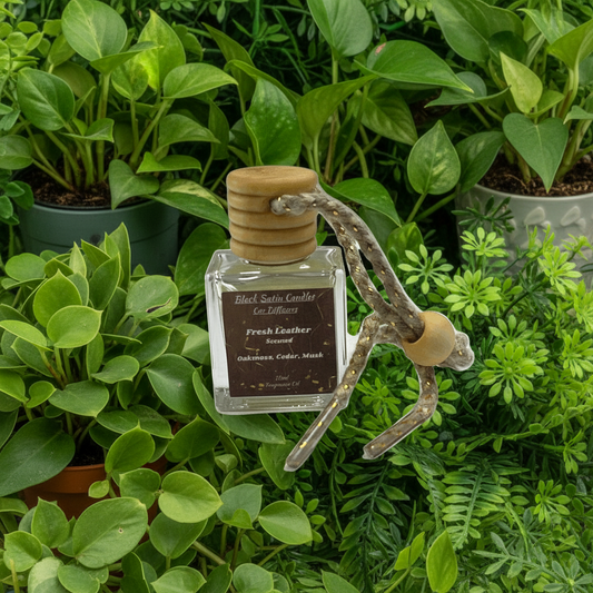 Fresh Leather Scented Car Diffuser 10ml Clear Air Refresher Fragrance Oil