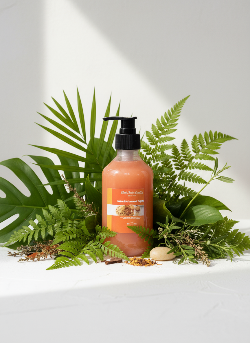 Sandalwood Spice Scented Liquid Hand Soap Size 8oz