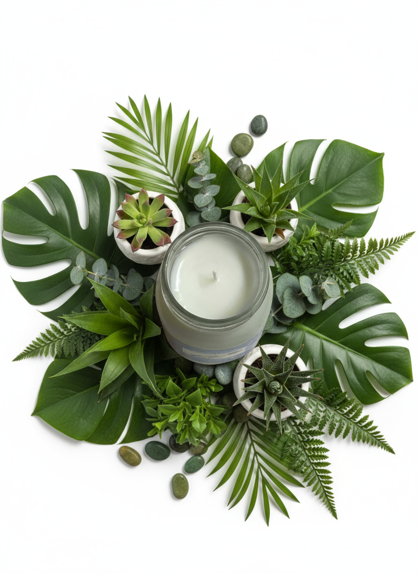 Vanilla Lavender Scented Candle 16oz Single Cotton Wick Glass Jar