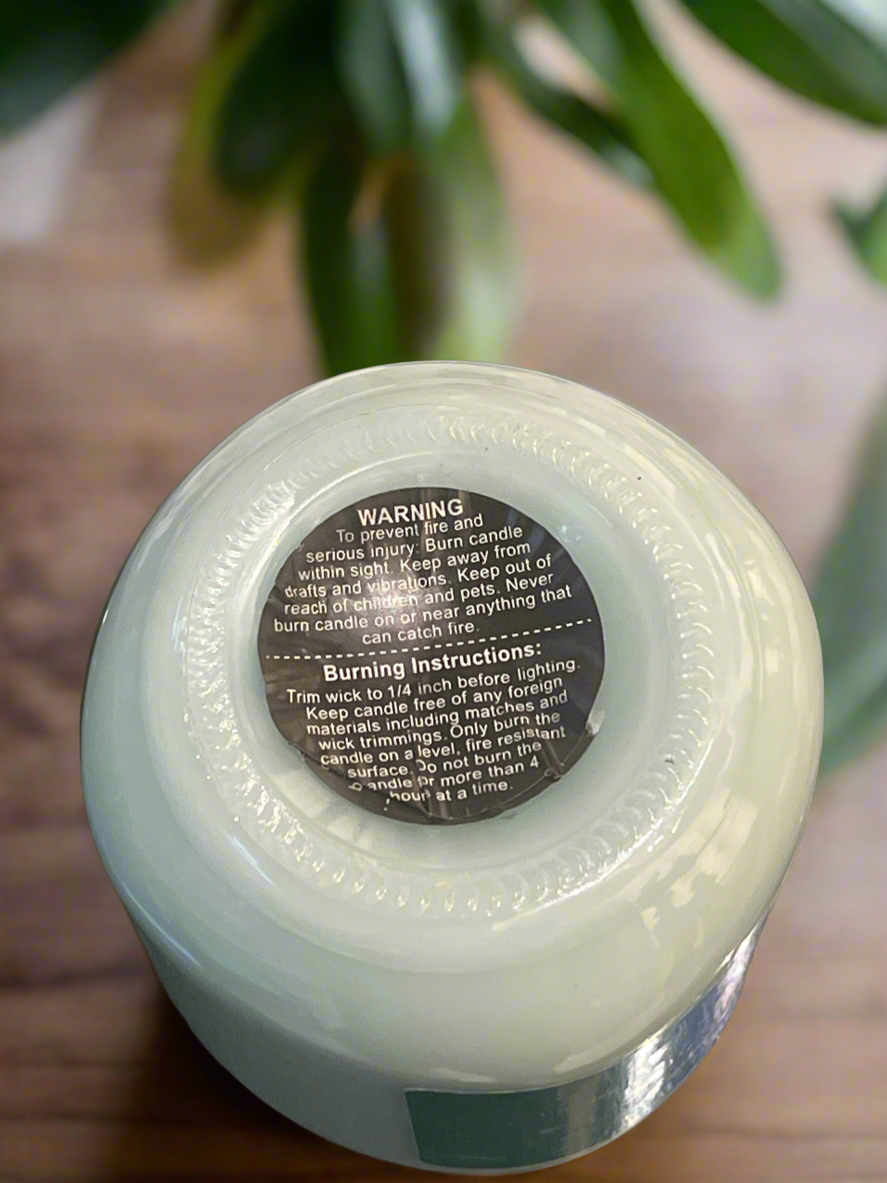 Blackberry Vanilla Scented Candle 16oz Wickless Glass Jar