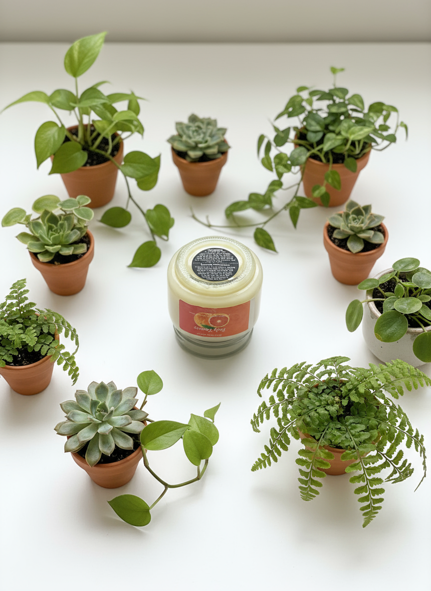 Rudy Tarocco  8oz Candle Cotton Wick Glass Jar