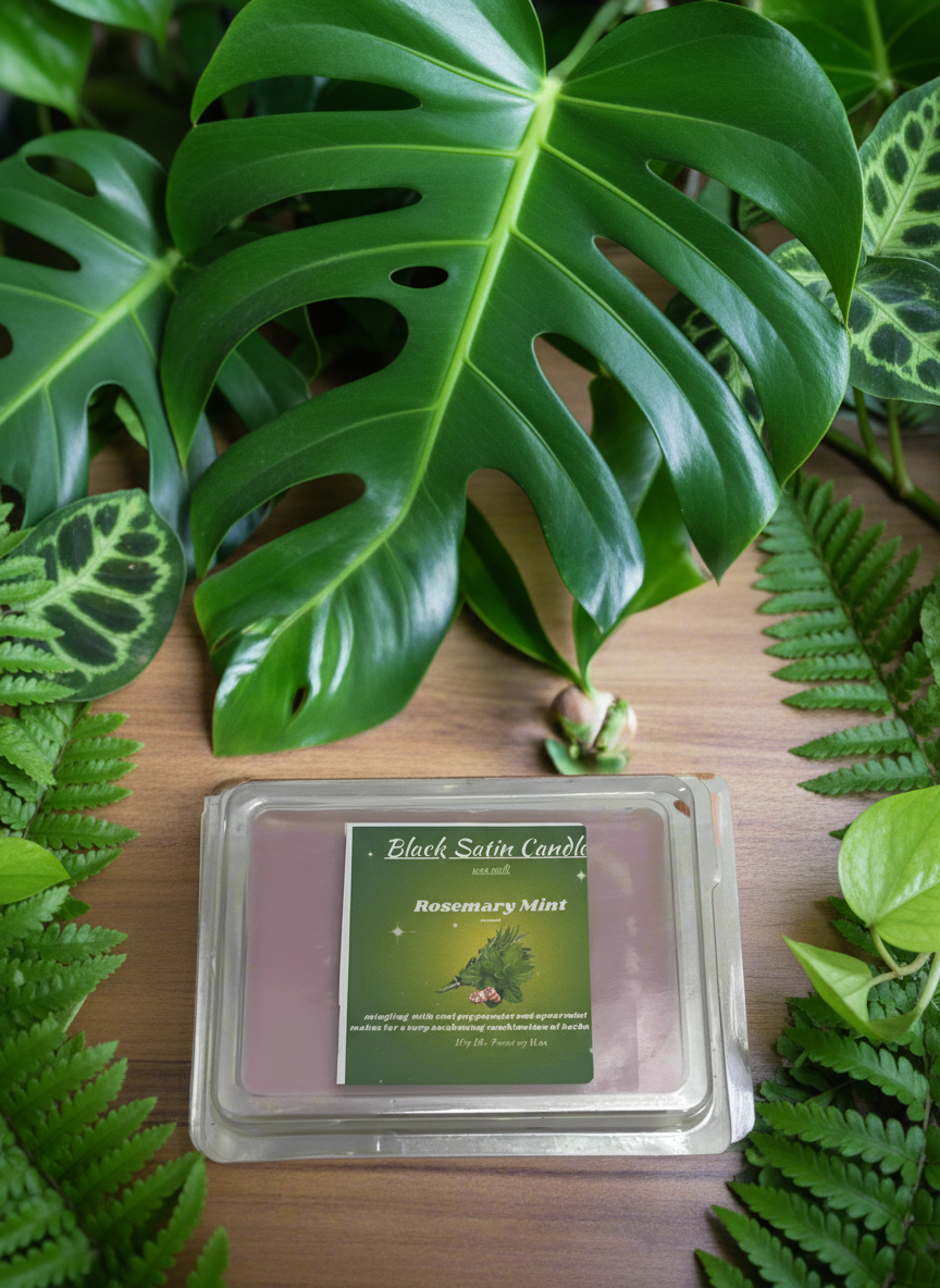 Rosemary Mint Scented Wax Melt 2.5oz Six Cube Warmer Tart