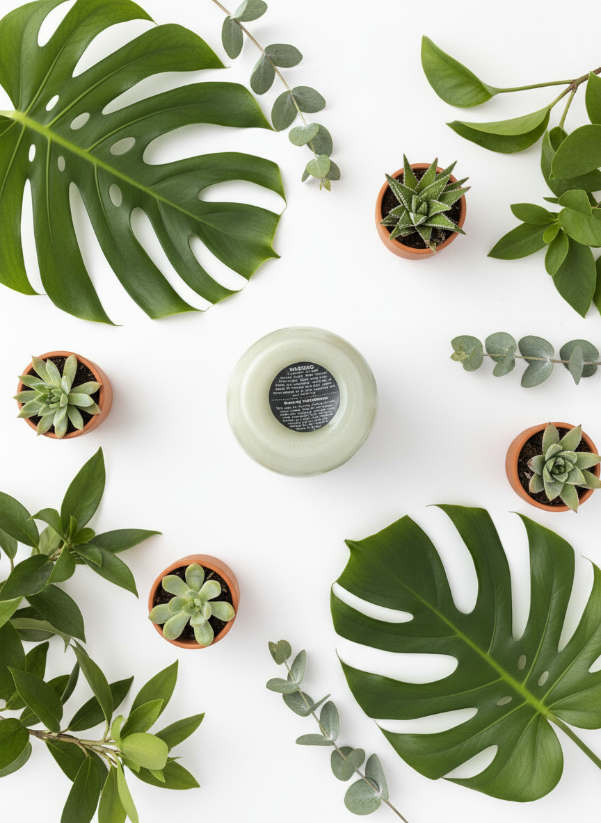 White Lighting Scented Candle 16oz Single Cotton Wick Glass Jar