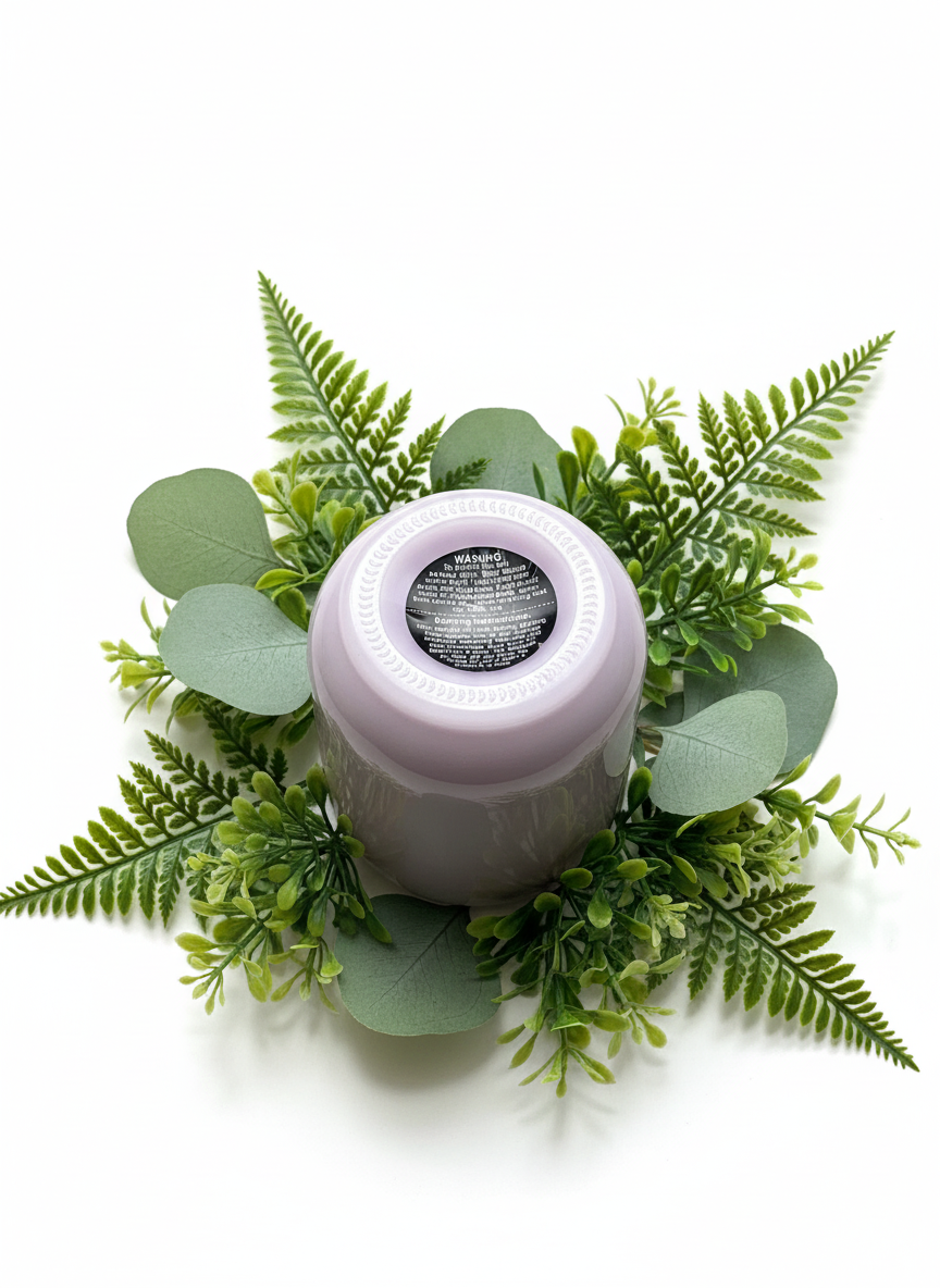 Ebony Saffron 16oz Candle Cotton  Wick Glass Jar