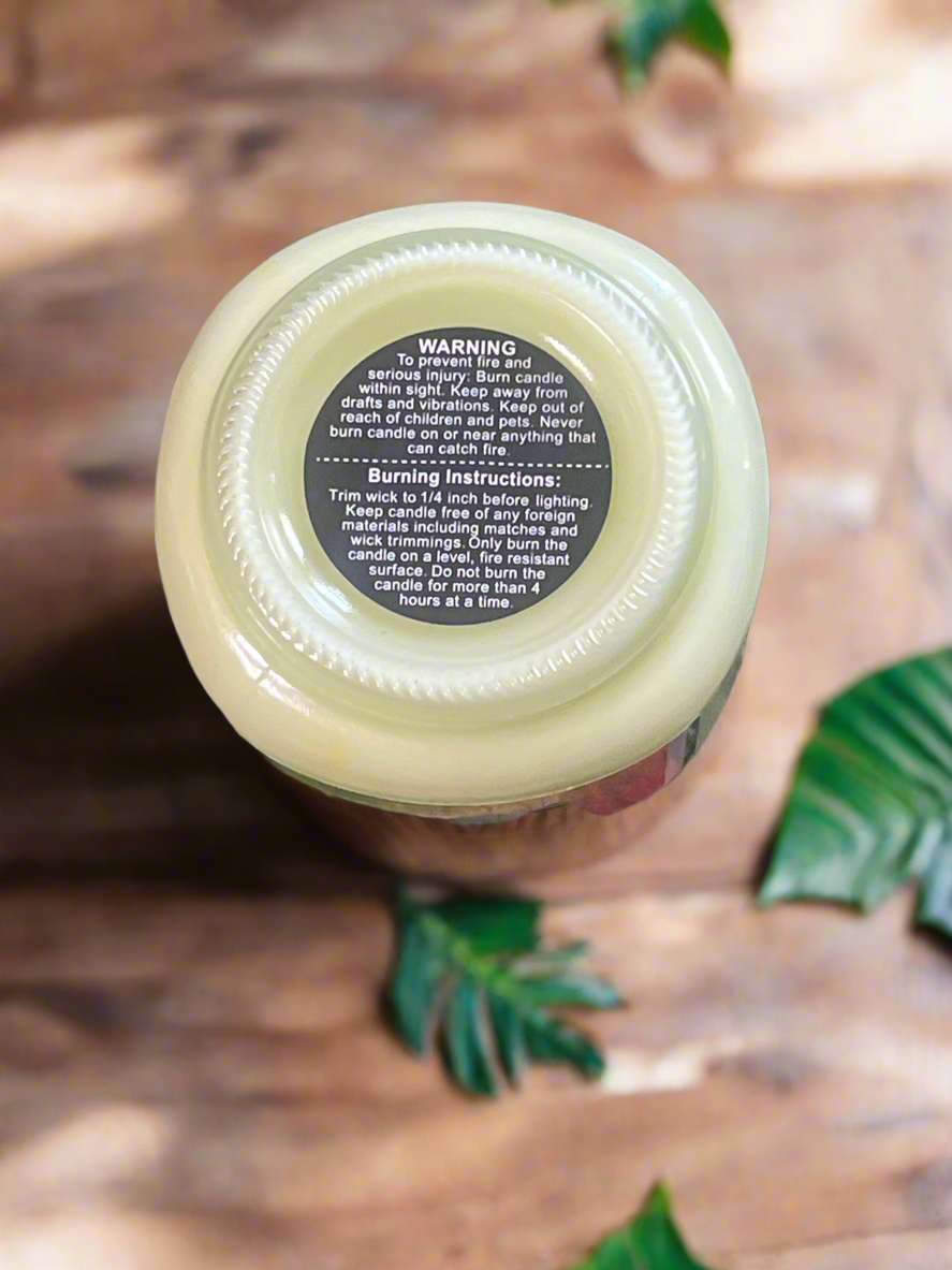 Mulberry Fire Scented Candle 8oz Glass Jar