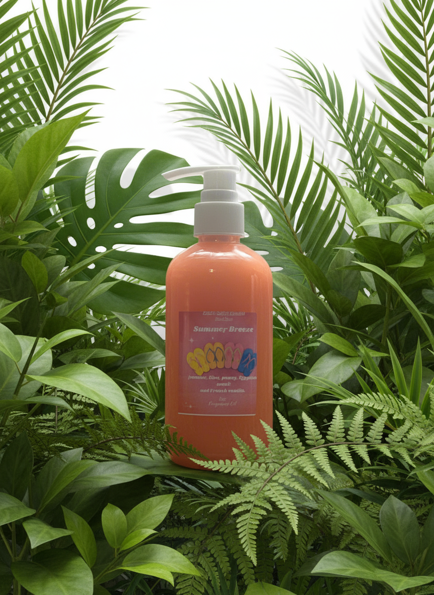 Summer Breeze Scented Liquid Hand Soap Size 8oz