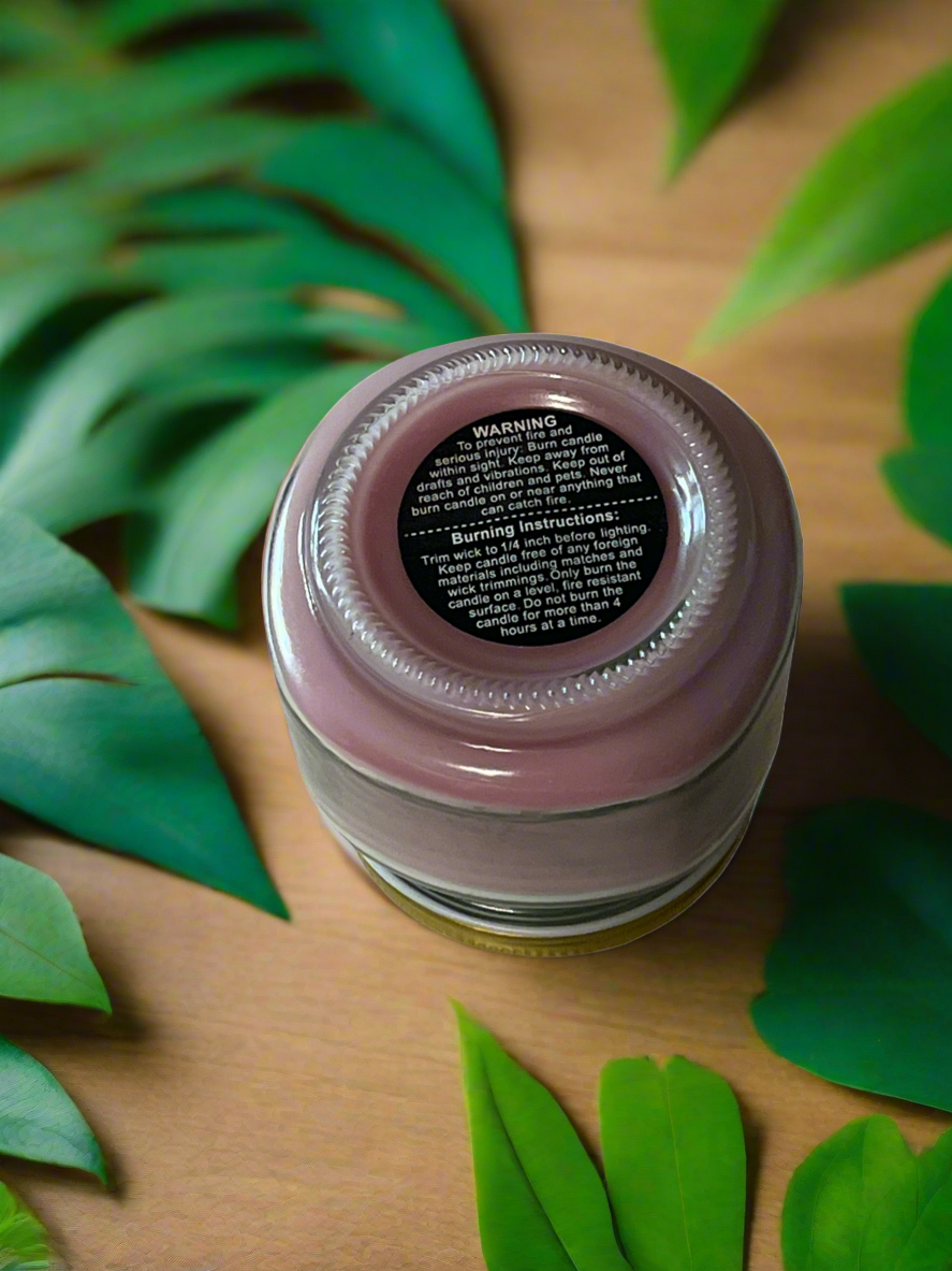 Seductive Love Scented Candle 8oz Single Cotton Wick Glass Jar