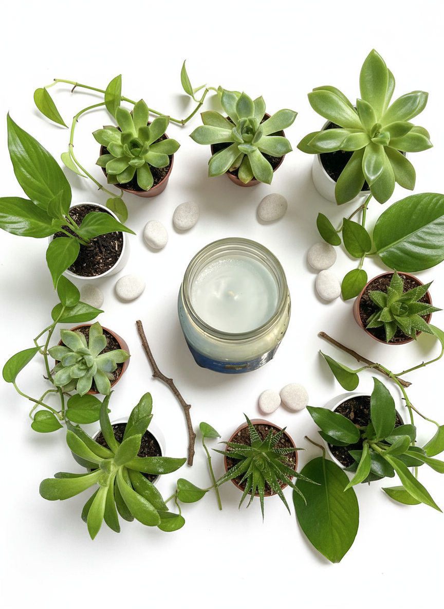 Blackberry Vanilla Scented Candle 16oz Wickless Glass Jar