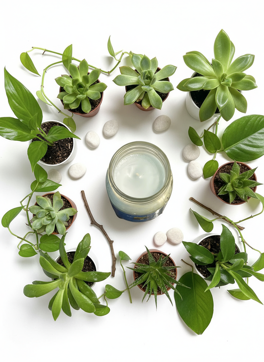 Blackberry Vanilla Scented Candle 16oz Wickless Glass Jar