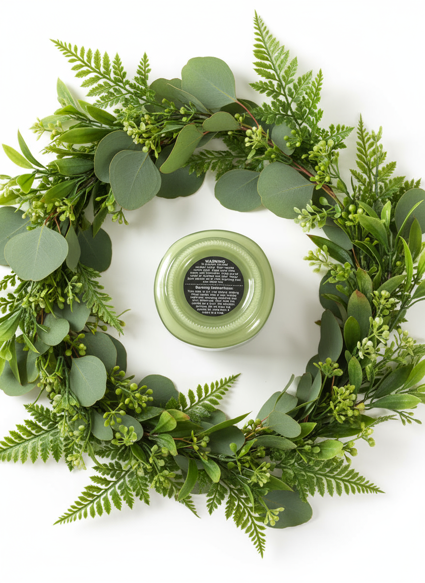 Watermelon Punch Scented Candle 8oz Single Wickless Glass Jar