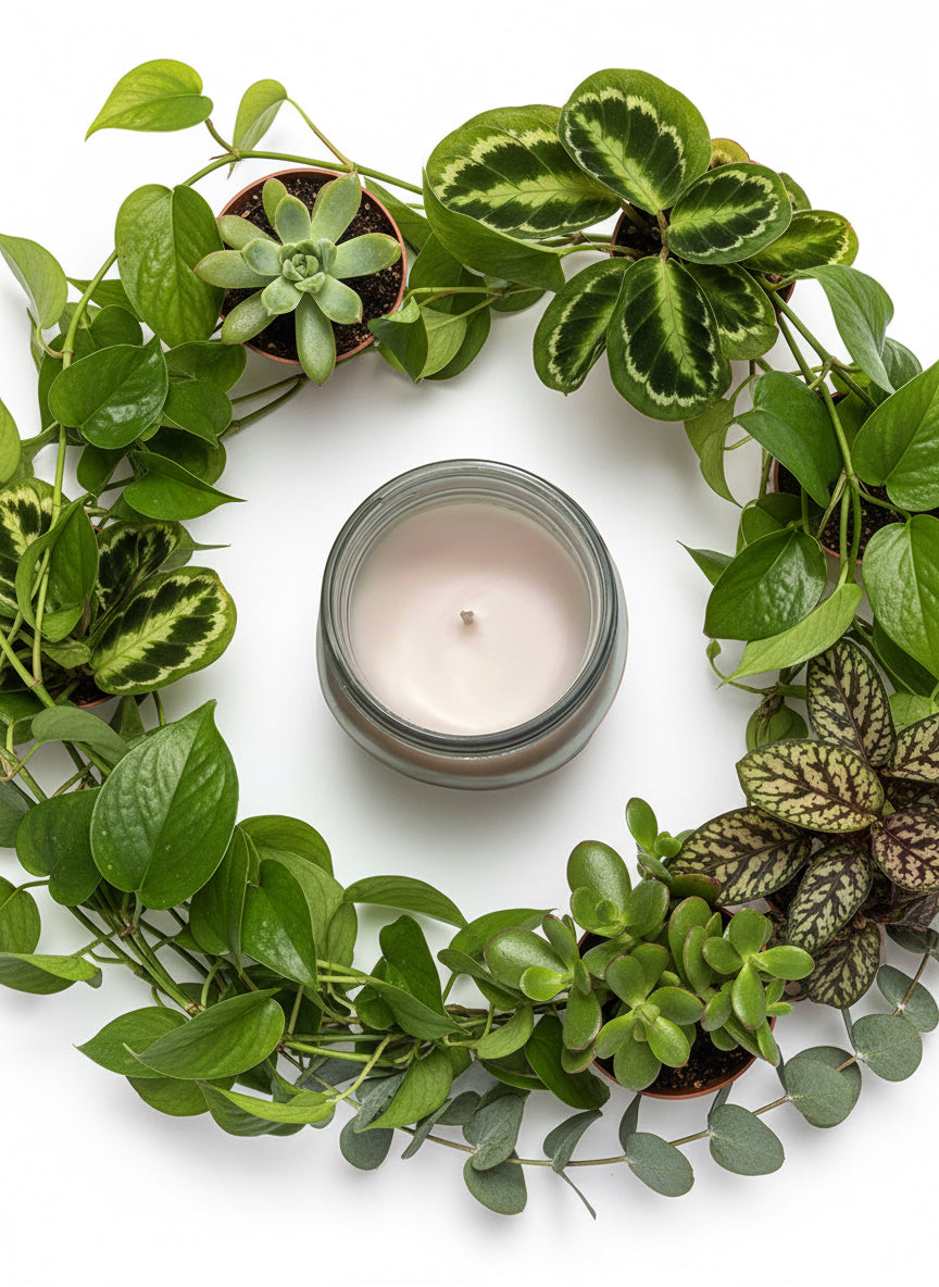 Caribbean Breeze Scented Candle 16oz Single Cotton Wick Glass Jar