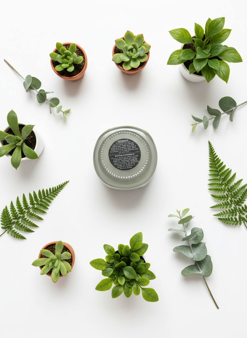 Vanilla Lavender Scented Candle 8oz Single Cotton Wick Glass Jar