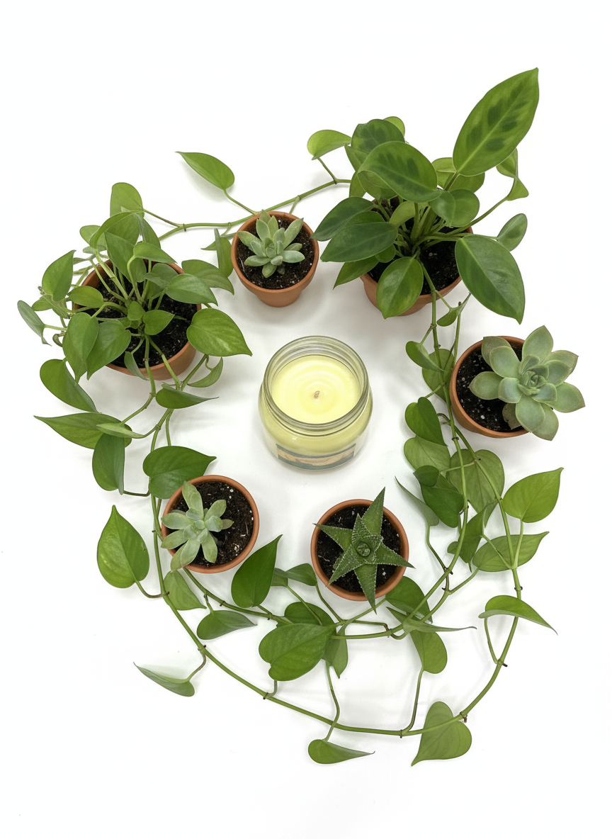 Honeydew Melon Scented Candle 8oz Single Cotton Wick Glass Jar