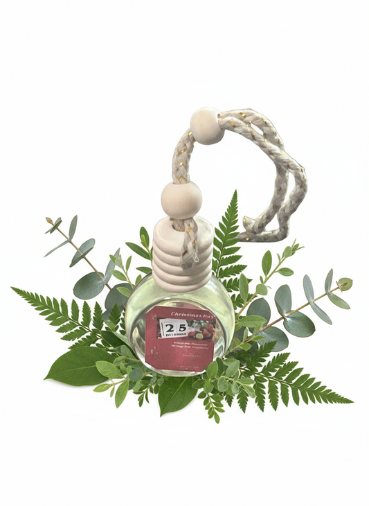 Christmas Day Scented Car Diffuser 8ml Clear Air Refresher Fragrance Oil