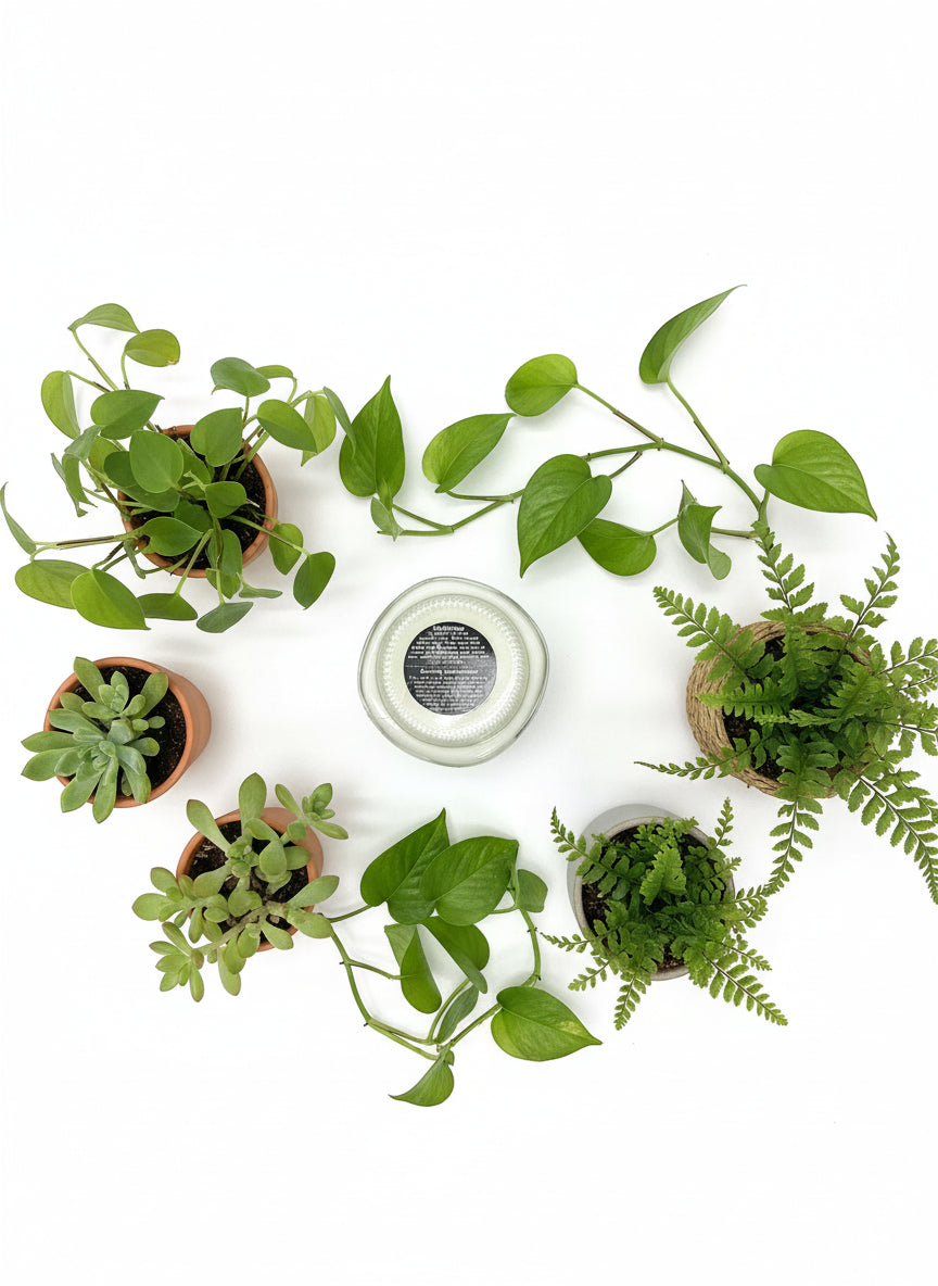 Mistletoe Scented Candle 8oz Single Cotton Wick Glass Jar