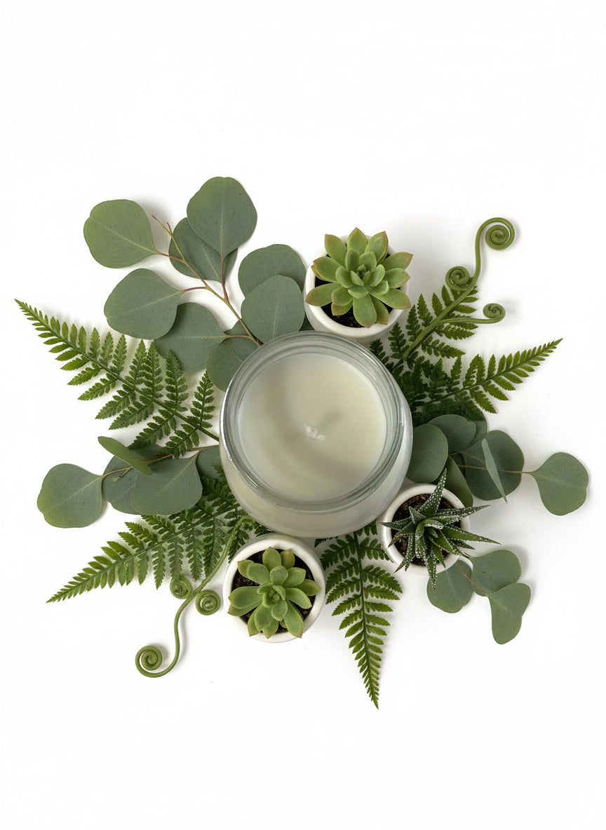 White Birch Scented Candle 16oz Single Cotton Wick Glass Jar