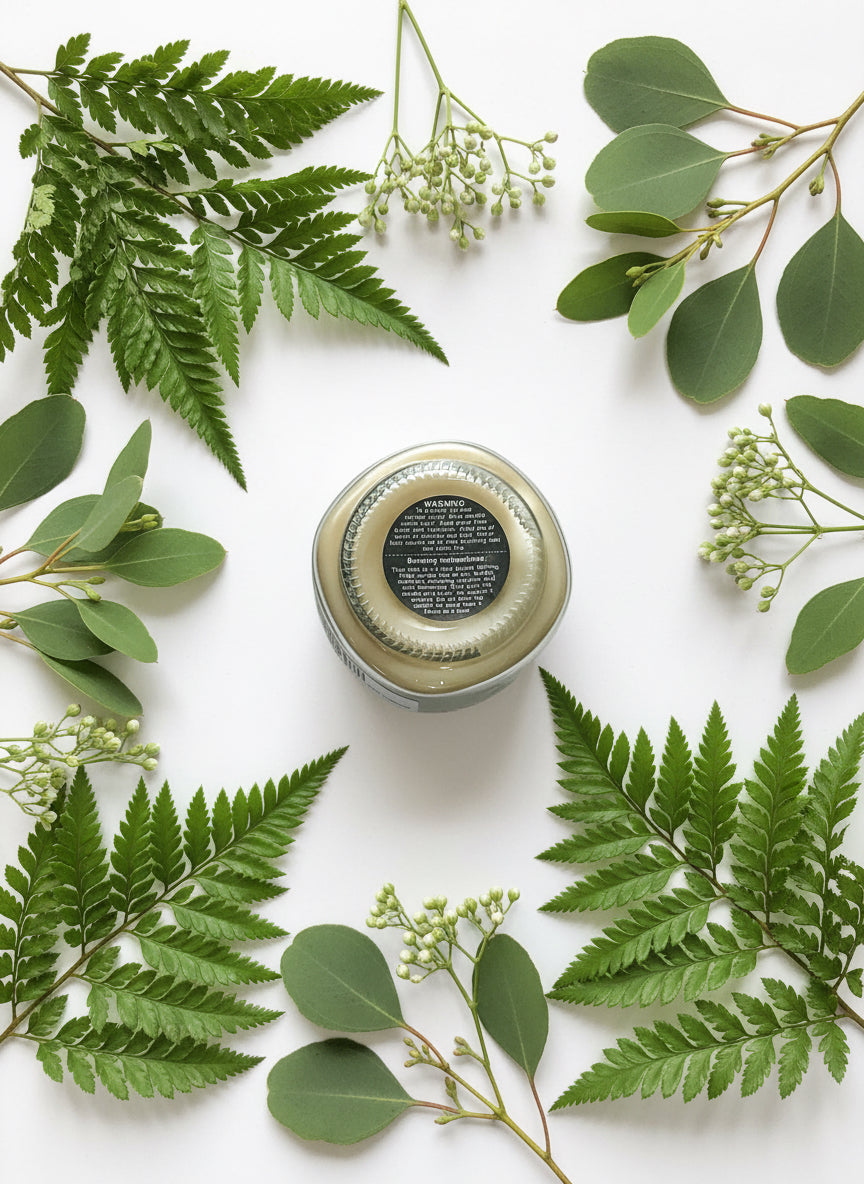 Cinnamon Swirl Scented Candle 8oz Single Cotton Wick Glass Jar