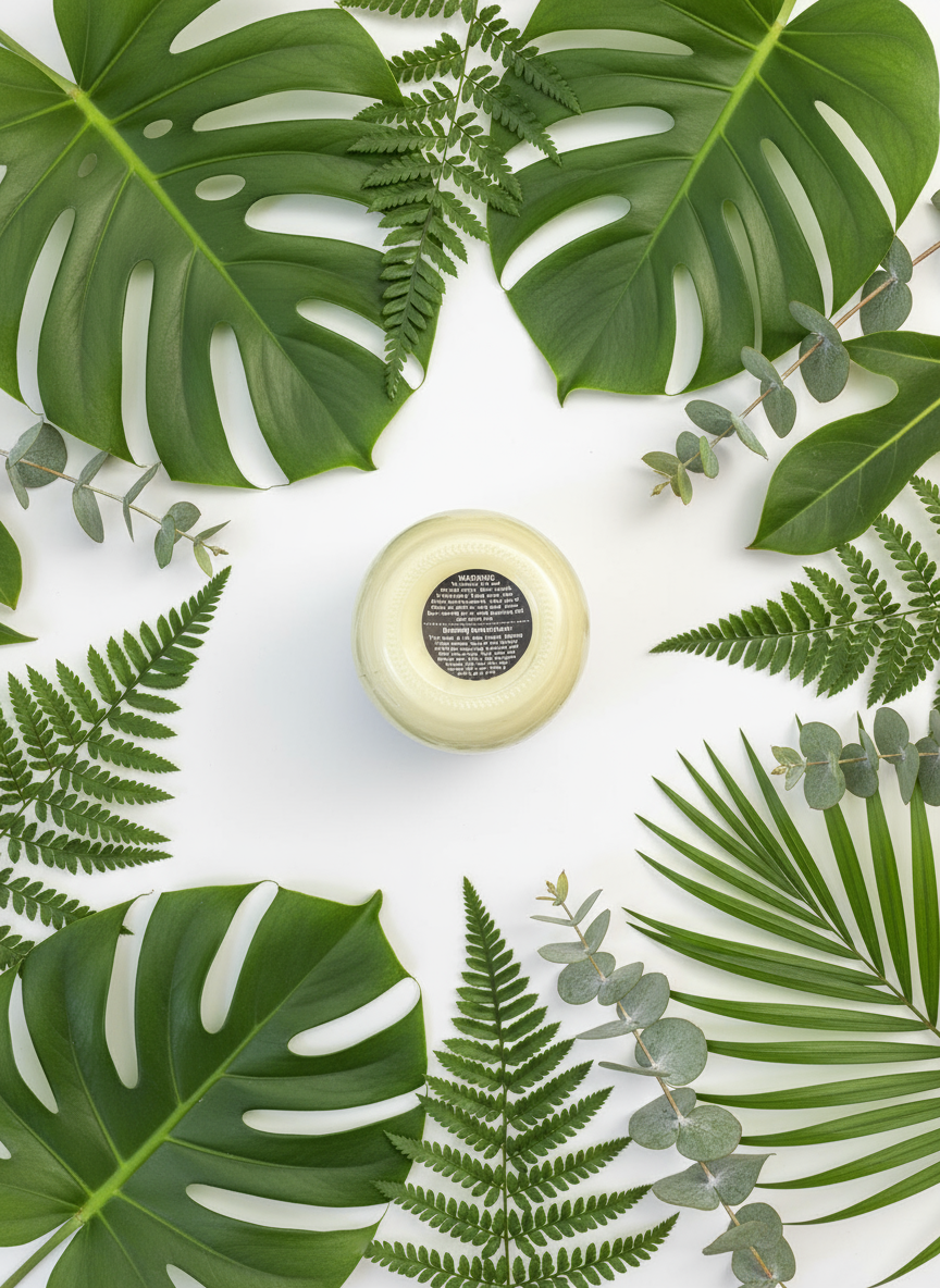 Lavender Sage Scented Candle 16oz Single Cotton Wick Glass Jar