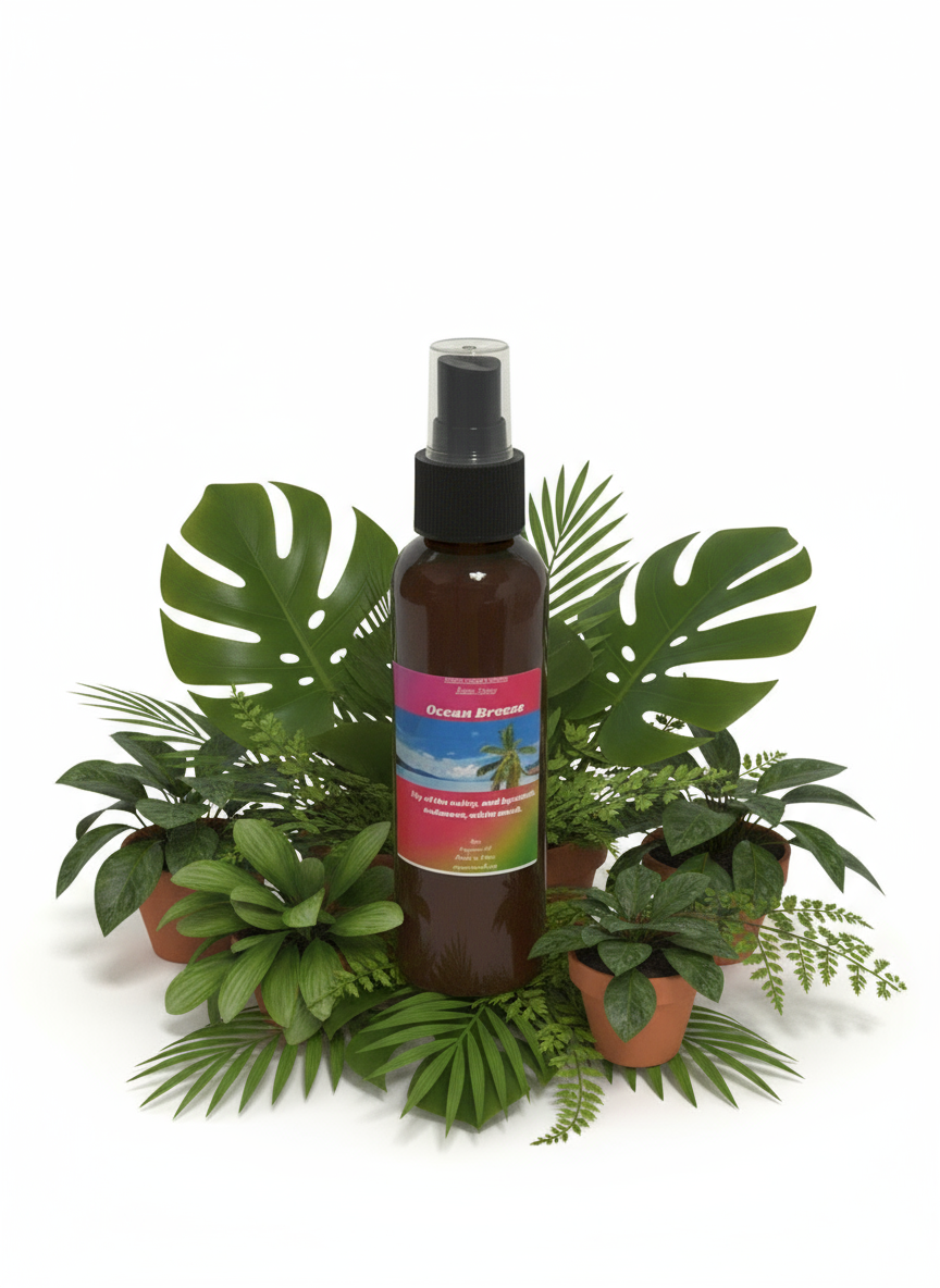 Ocean Breeze Scented Room Spray 4oz Home Office Travel Size