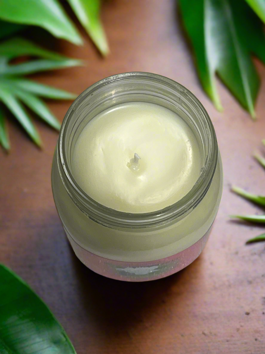 Gardenia Agave Scented Candle 16oz Single Cotton Wick Glass Jar