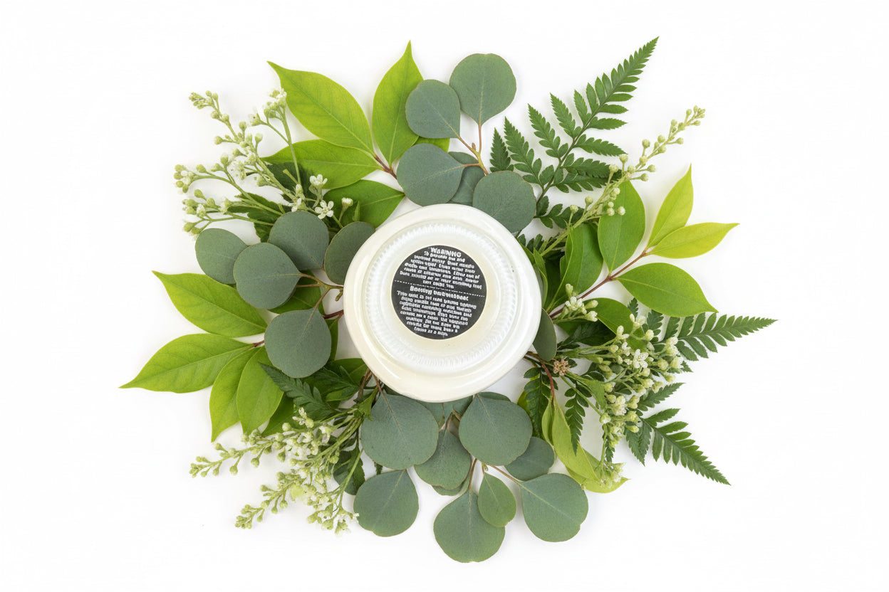 Mulberry Fire Scented Candle 8oz Glass Jar