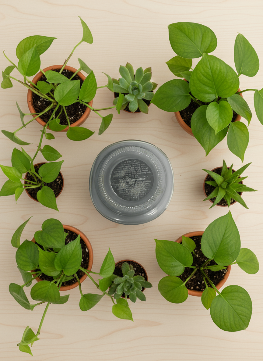 Eucalyptus & Spearmint Scented Candle 8oz Single Cotton Wick Glass Jar