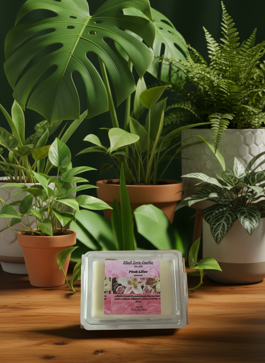 Pink Lilac Scented Wax Melt 2.5oz Six Cube Warmer Tart