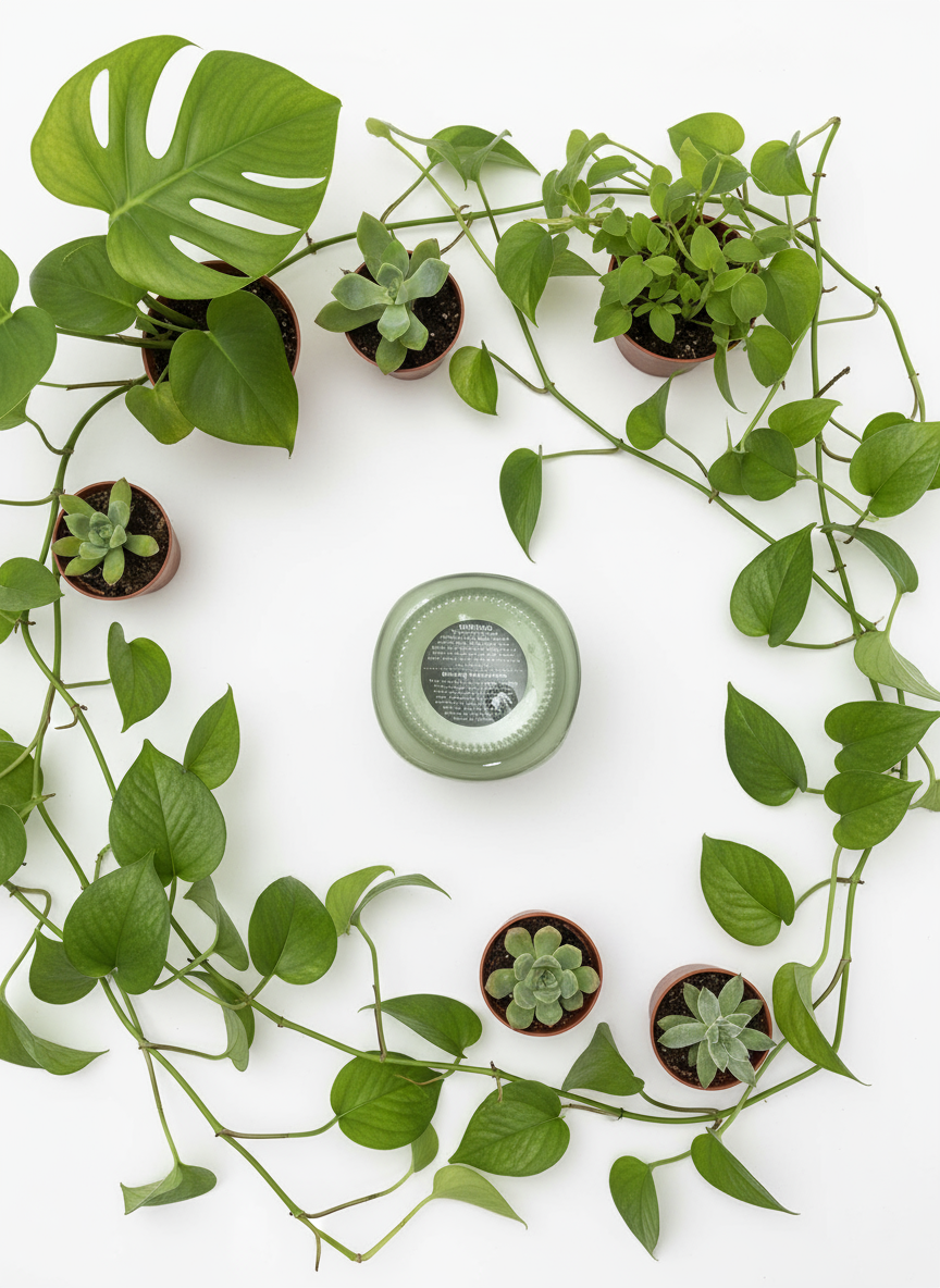 Jasmine Lily Scented Candle 8oz Single Cotton Wick Glass Jar