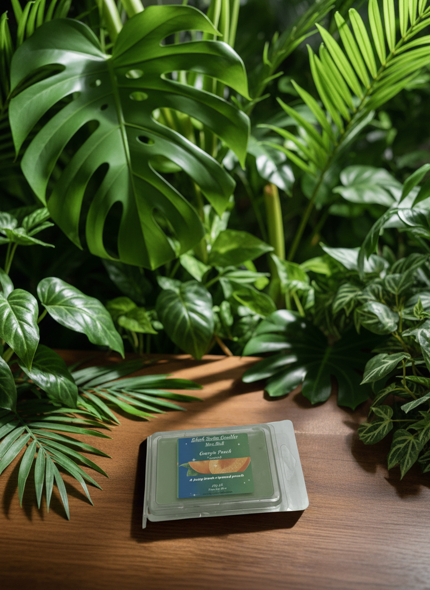 Georgia Peach Scented Wax Melt 2.5oz Six Cube Warmer Tart