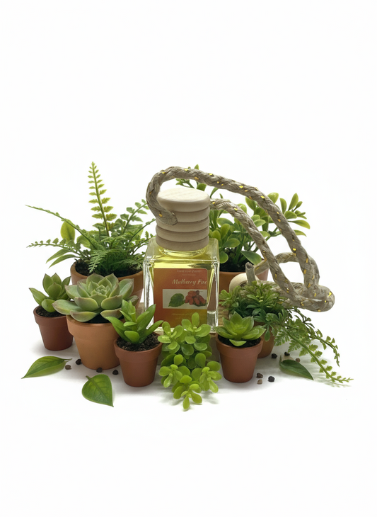 Mulberry Fire Scented Car Diffuser 8ml Clear Air Refresher Fragrance Oil