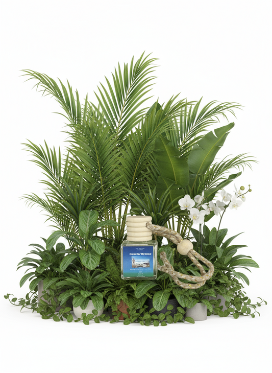 Coastal Breeze Scented Car Diffuser 8ml Clear Air Refresher Fragrance Oil