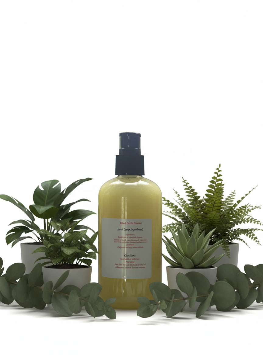 Simply Lemon Scented Liquid Hand Soap Size 8oz