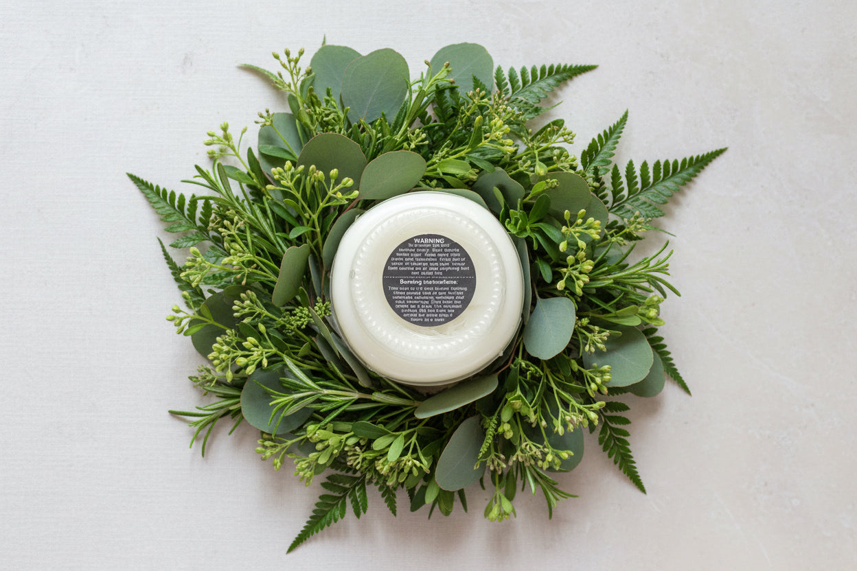 Passion Fruit Scented Candle 8oz Single Cotton Wick Glass Jar