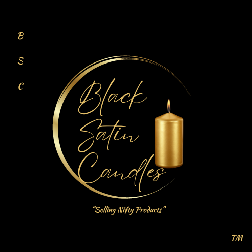 Black Satin Candles logo