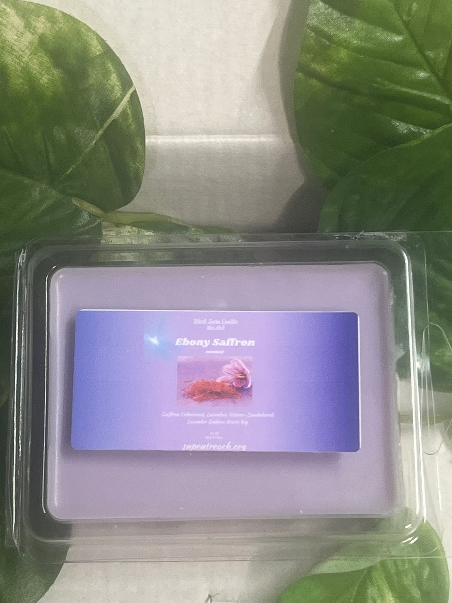 Ebony Saffron Scented Wax Melt Soy Wax
