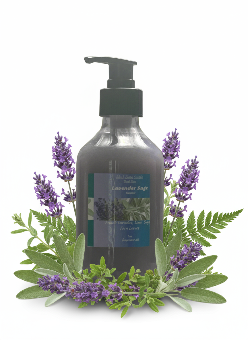 Lavender Sage Scented Liquid Hand Soap Size 8oz